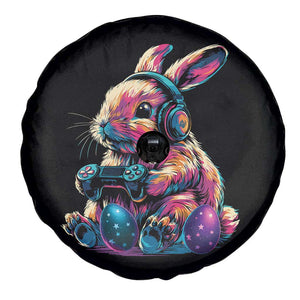 Gamer Rabbit Spare Tire Cover Cute Bunny Gaming Eggs Funny Video Games Easter TS10 Print Your Wear