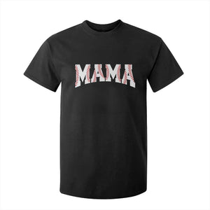 Baseball Mama T Shirt For Kid Retro Varsity Baseball Season Mom Raising Ballers TS10 Black Print Your Wear