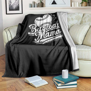 Baseball Mama Throw Blanket Baseball Season Mom Raising Ballers TS10 Print Your Wear
