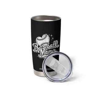 Baseball Mama Tumbler Cup Baseball Season Mom Raising Ballers TS10 Print Your Wear