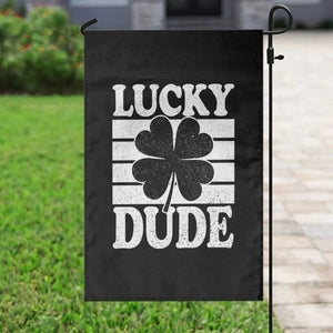 Funny Lucky Dude Garden Flag Irish Boys St Patricks Day TS10 Print Your Wear