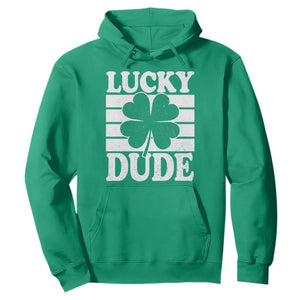 Funny Lucky Dude Hoodie Irish Boys St Patricks Day TS10 Irish Green Print Your Wear