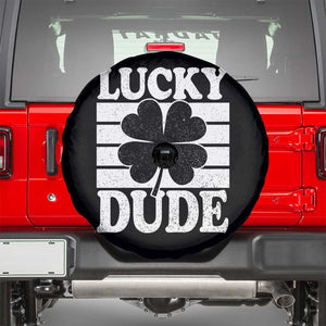 Funny Lucky Dude Spare Tire Cover Irish Boys St Patricks Day TS10 Black Print Your Wear