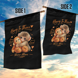 Cute Baby Monkey Punch Garden Flag Adorable Emotional Graphic Little Punch TS10 Print Your Wear