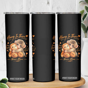 Cute Baby Monkey Punch Skinny Tumbler Adorable Emotional Graphic Little Punch TS10 Print Your Wear