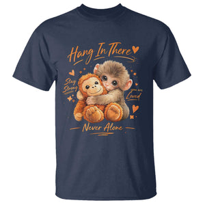 Cute Baby Monkey Punch T Shirt Adorable Emotional Graphic Little Punch TS10 Navy Print Your Wear