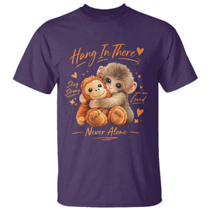 Cute Baby Monkey Punch T Shirt Adorable Emotional Graphic Little Punch TS10 Purple Print Your Wear