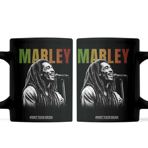 Vintage Marley Coffee Mug Rastaman Jamaica Jamaican Rasta Reggage Music TS10 Black Print Your Wear