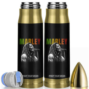 Vintage Marley Bullet Tumbler Rastaman Jamaica Jamaican Rasta Reggage Music TS10 Black Print Your Wear