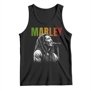 Vintage Marley Tank Top Rastaman Jamaica Jamaican Rasta Reggage Music TS10 Black Print Your Wear