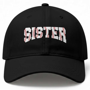 Baseball Sister Baseball Cap Retro Varsity Baseball Season Family TS10 Print Your Wear