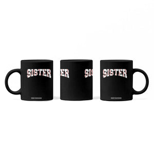 Baseball Sister Coffee Mug Retro Varsity Baseball Season Family TS10 Print Your Wear