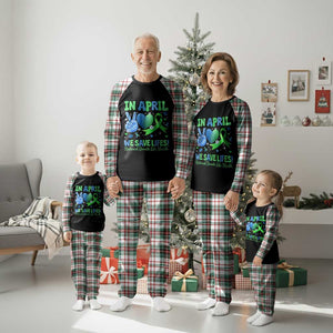 Donate Life Month Plaid Pajama Set In April We Save Lives Organ Donation TS10 Christmas Plaid Print Your Wear