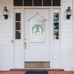 National Donate Life Month Garden Flag Green Ribbon Organ Donation In April We Save Lives TS10 Print Your Wear