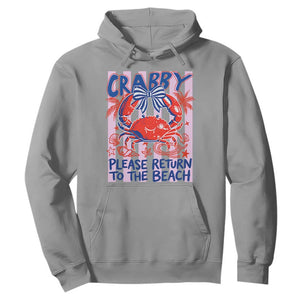Summer Vacation Hoodie If Crabby Return To Beach Retro Graphic