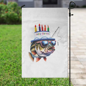 Bass Fishing Birthday Garden Flag Fish Party Theme