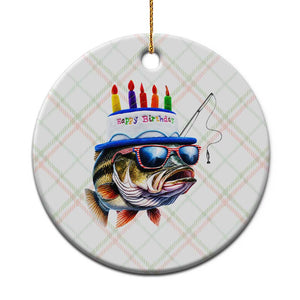Bass Fishing Birthday Ceramic Ornament Fish Party Theme