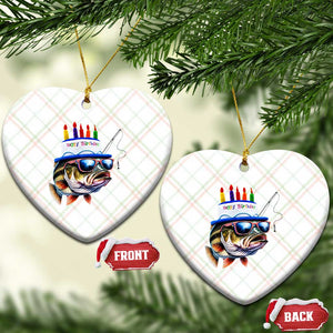 Bass Fishing Birthday Ceramic Ornament Fish Party Theme
