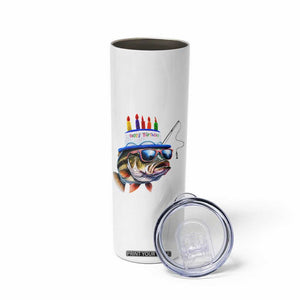 Bass Fishing Birthday Skinny Tumbler Fish Party Theme