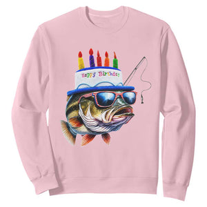 Bass Fishing Birthday Sweatshirt Fish Party Theme