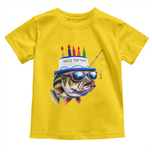Bass Fishing Birthday Toddler T Shirt Fish Party Theme