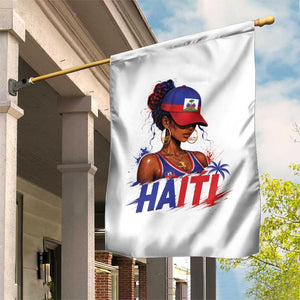 Haitian Princess Garden Flag Haiti Flag Haitienne Melanin Black Girls TS10 Print Your Wear