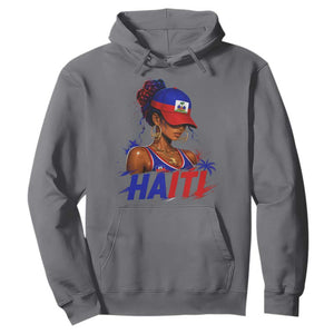 Haitian Princess Hoodie Haiti Flag Haitienne Melanin Black Girls TS10 Charcoal Print Your Wear