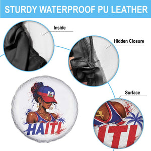 Haitian Princess Spare Tire Cover Haiti Flag Haitienne Melanin Black Girls TS10 Print Your Wear