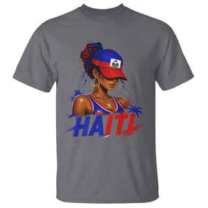Haitian Princess T Shirt Haiti Flag Haitienne Melanin Black Girls TS10 Charcoal Print Your Wear