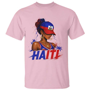 Haitian Princess T Shirt Haiti Flag Haitienne Melanin Black Girls TS10 Light Pink Print Your Wear