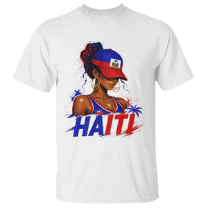 Haitian Princess T Shirt Haiti Flag Haitienne Melanin Black Girls TS10 White Print Your Wear