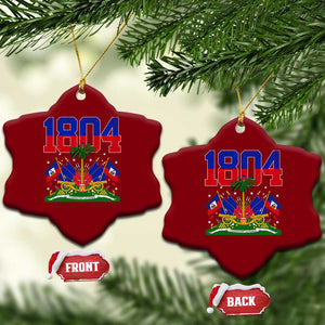 Haitian Revolution 1804 Ceramic Ornament Haiti Flag Independence Day Haitian Graphic TS10 Print Your Wear