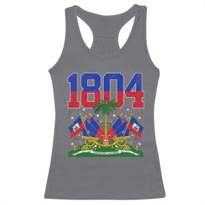 Haitian Revolution 1804 Racerback Tank Top Haiti Flag Independence Day Haitian Graphic TS10 Charcoal Print Your Wear