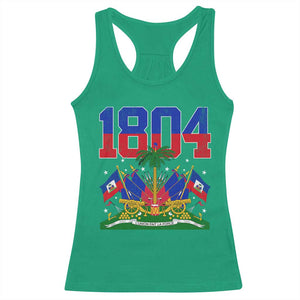 Haitian Revolution 1804 Racerback Tank Top Haiti Flag Independence Day Haitian Graphic TS10 Irish Green Print Your Wear