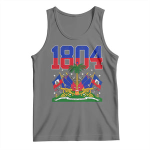 Haitian Revolution 1804 Tank Top Haiti Flag Independence Day Haitian Graphic TS10 Black Heather Print Your Wear