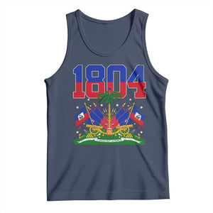 Haitian Revolution 1804 Tank Top Haiti Flag Independence Day Haitian Graphic TS10 Navy Print Your Wear