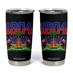Haitian Revolution 1804 Tumbler Cup Haiti Flag Independence Day Haitian Graphic TS10 Black Print Your Wear