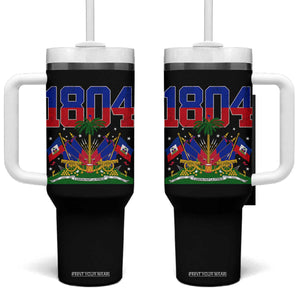 Haitian Revolution 1804 Tumbler With Handle Haiti Flag Independence Day Haitian Graphic TS10 One Size: 40 oz Black Print Your Wear