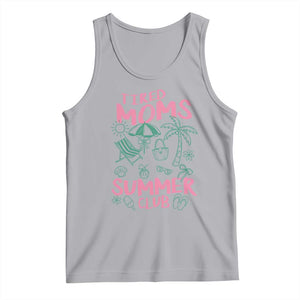 Retro Tired Moms Summer Club Tank Top Funny Mama Beach Vacation Gift