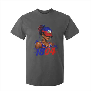 Haitian Revolution 1804 T Shirt For Kid Haiti Flag Independence Day Haitian Girl Graphic TS10 Dark Heather Print Your Wear