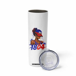 Haitian Revolution 1804 Skinny Tumbler Haiti Flag Independence Day Haitian Girl Graphic TS10 Print Your Wear
