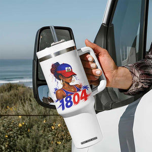 Haitian Revolution 1804 Tumbler With Handle Haiti Flag Independence Day Haitian Girl Graphic TS10 Print Your Wear