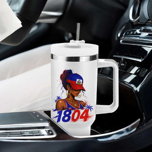 Haitian Revolution 1804 Tumbler With Handle Haiti Flag Independence Day Haitian Girl Graphic TS10 Print Your Wear