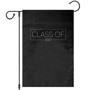Class Of 2037 Graduation Garden Flag Grow With Me First Day of School Graduation Gift TS10 Black Print Your Wear