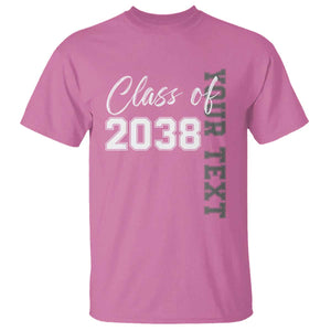 Personalized Class of 2038 T Shirt Custom Name Grow With Me Count Down Graduating TS10 Azalea Print Your Wear