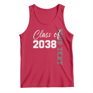 Personalized Class of 2038 Tank Top Custom Name Grow With Me Count Down Graduating TS10 Red Print Your Wear