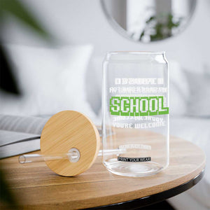 Funny Bruh Back To School Glass Can Here We Go Again Happy First Day Of School TS10 Print Your Wear