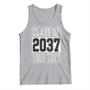 Personalized Class of 2037 Tank Top Custom Name Grow With Me To Graduation TS10 Athletic Heather Print Your Wear