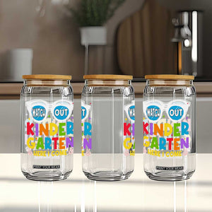 Back to School Kinder Glass Can Funny Kindergarten Teacher Team TS10 Print Your Wear