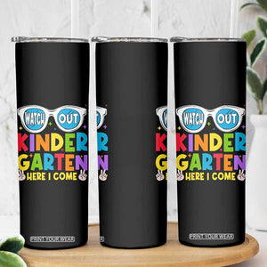 Back to School Kinder Skinny Tumbler Funny Kindergarten Teacher Team TS10 Print Your Wear